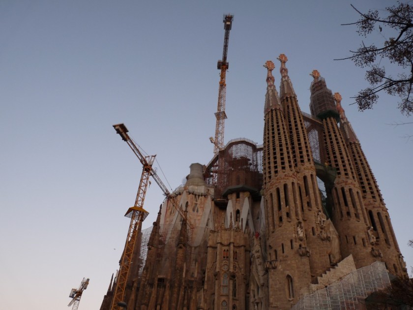 2 turrets from the Sagrada Familia