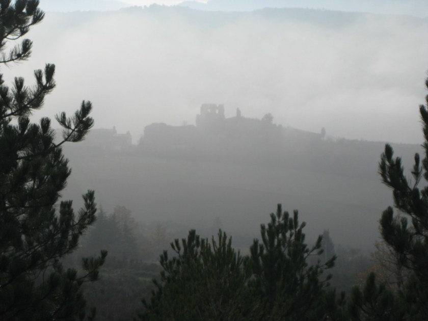 As we get nearer, the mist clears.