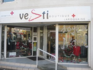 Vestiboutique just before Christmas.