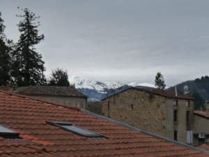 Out on the roof terrace