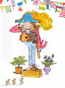 Meet Mr. Magnolia.  See?  He has only one boot.