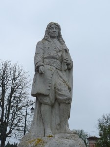 Pierre-Paul Riquet.  Here he is, in the village of Bonrepos-Riquet.