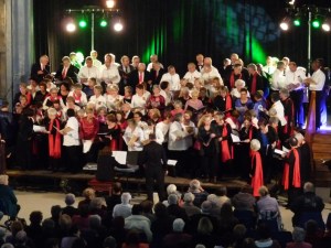 Far too busy getting to know each other and renew old friendships to start singing yet