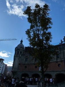 Outside the Alhóndiga