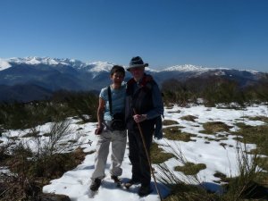 The two of us, just after lunch.