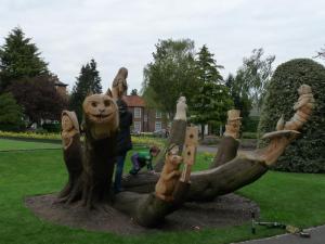 Alice's Adventures in Ripon Spa Gardens.