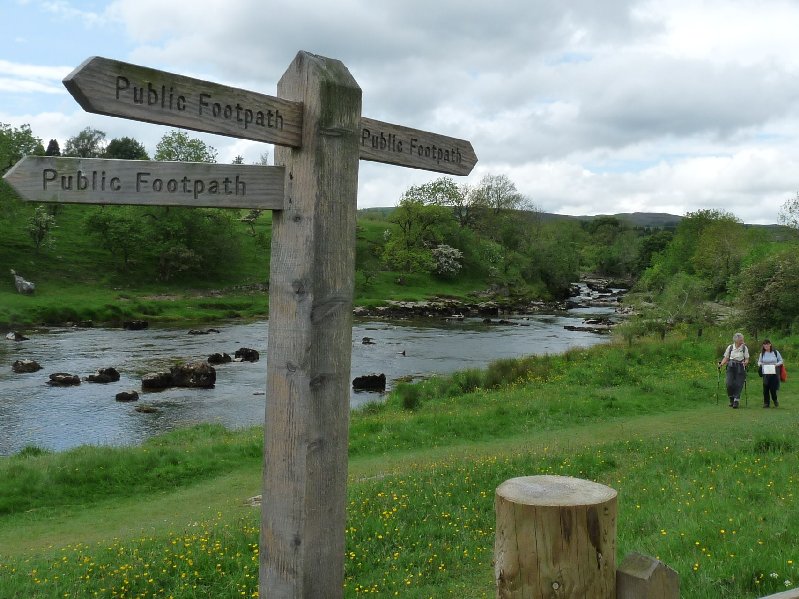 Grassington again.  Journey's end.  And look.  Blue sky!