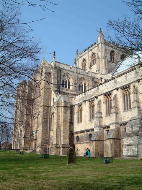 Ripon Cathedral: image courtesy of Wikimedia Commons.