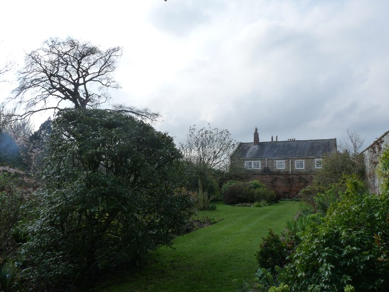 The Old Grange seen from the walled garden which most certainly was unknown to those lay brothers.
