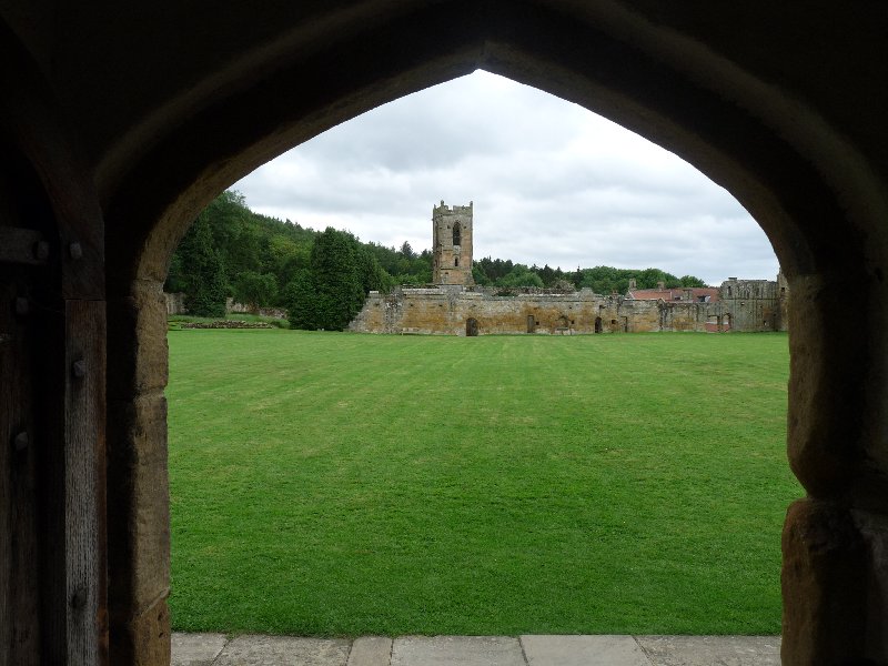 Mount Grace Priory viewed from the cloisters