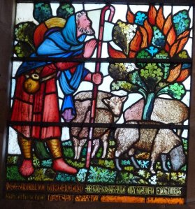 Moses and the Burning Bush.