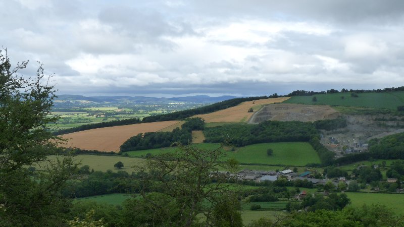 Commanding views of several counties, in England..... and Wales.