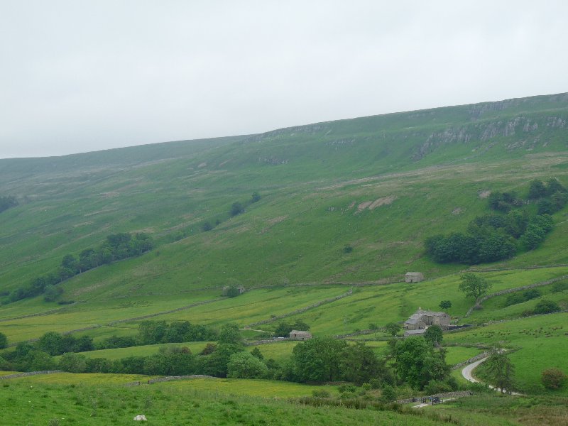 The landscape of Buttertubs, only a little tamed since Viking times.