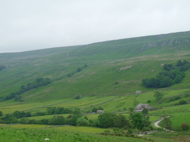 The landscape of Buttertubs, only a little tamed since Viking times.