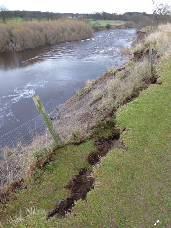 The River Ure seizes the land.
