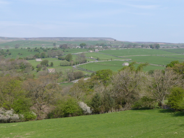 Our coffee-stop view across the valley. Those stone barns are typical of Wensleydale and Coverdale.