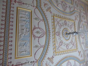 Plasterwork ceiling.