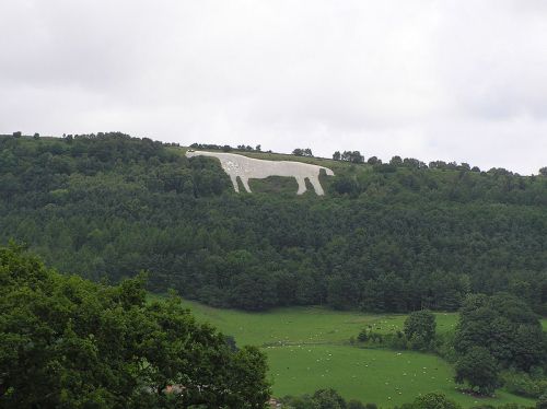 Kilburn White Horse (Wikimedia Commons)