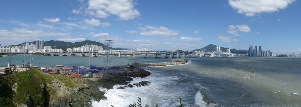 The view from the Igidae Trail to Busan and Haeundae