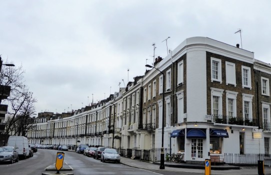 A typical local street near Tachbrook Street.