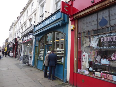 Local shops sell fine cheeses, fine antiques, and the charity shops have goods with £200 price tags.