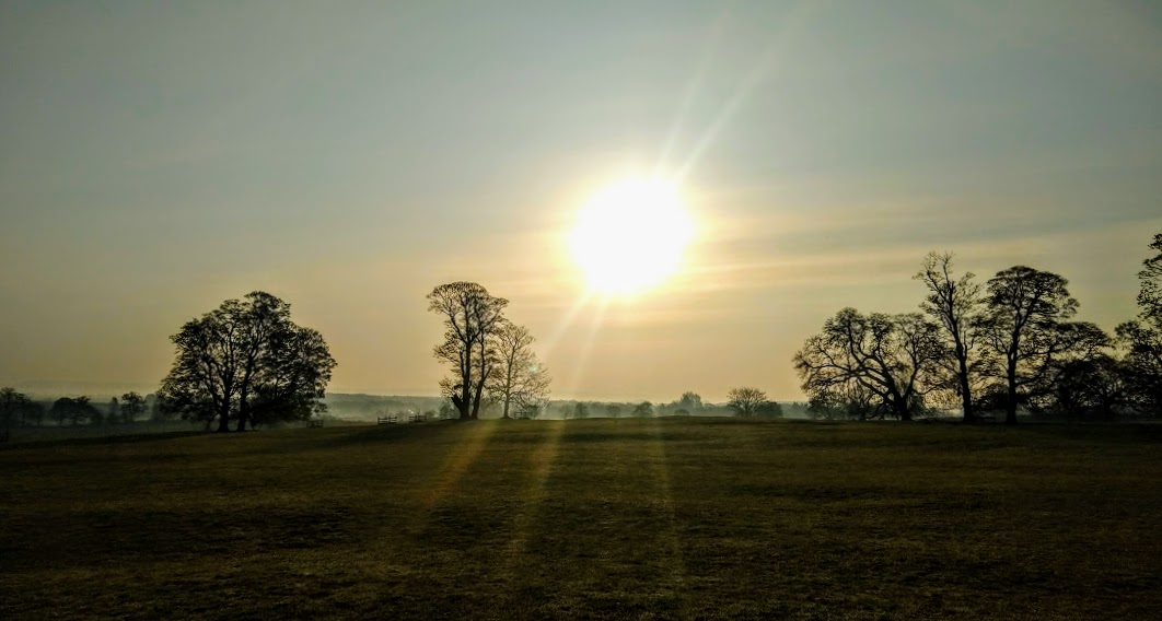 Catching the end of the&nbsp;sunrise