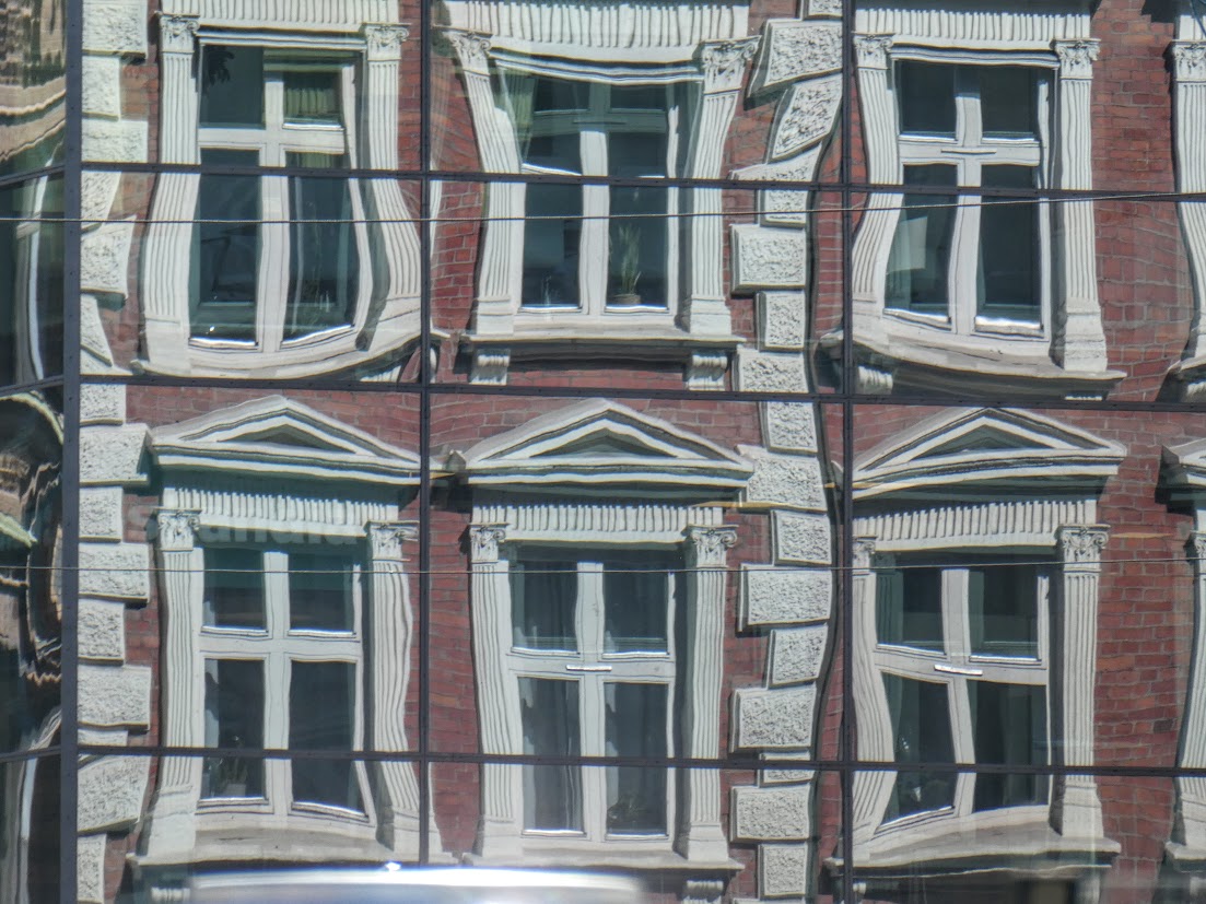 Reflections on one of the city's main streets: Södergatan