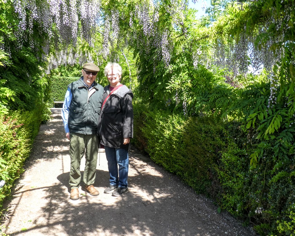Malcolm and Ann-Christine enjoy the park where we stopped for Fika